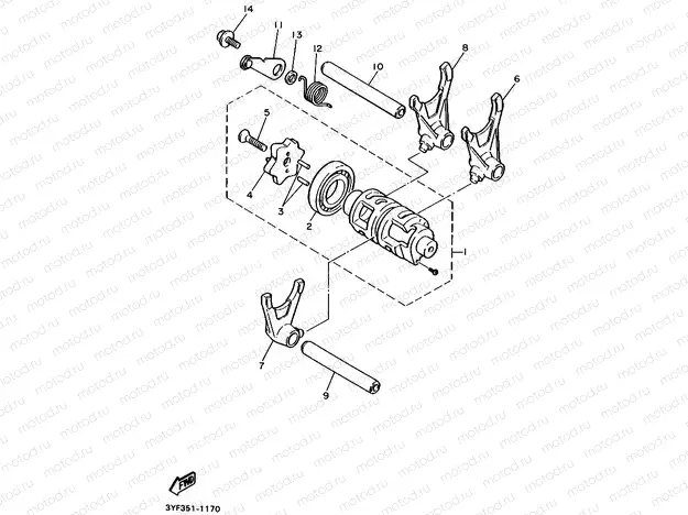SHIFT CAM & FORK