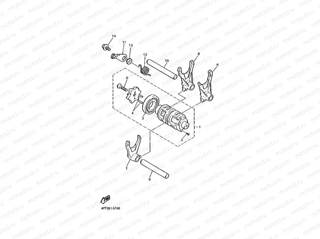 SHIFT CAM & FORK