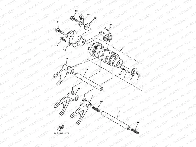 SHIFT CAM & FORK