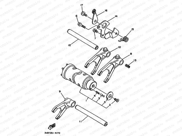 SHIFT CAM & FORK