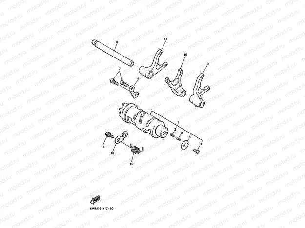 SHIFT CAM & FORK