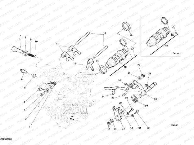 SHIFT CAM - FORK » FRONT SUSPENSION