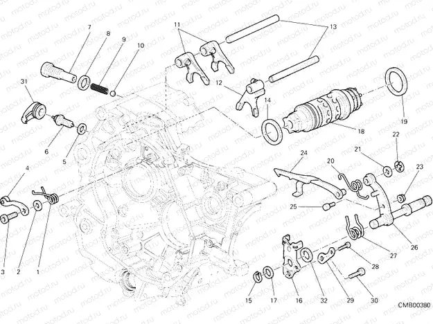 SHIFT CAM - FORK » FRONT SUSPENSION