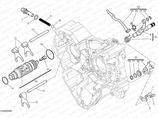 SHIFT CAM - FORK [MOD:M1200S25]