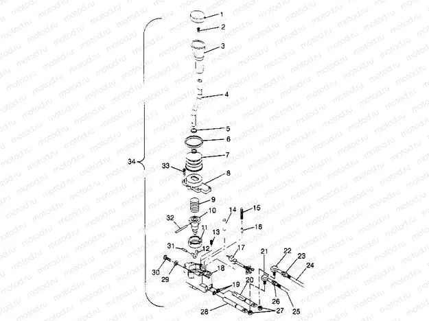 SHIFT LINKAGE ASSEMBLY 2x4 400L W947540 (4926752675C002) | SHIFT LINKAGE ASSEMBLY 2x4 400L W947540 (4926752675C002)