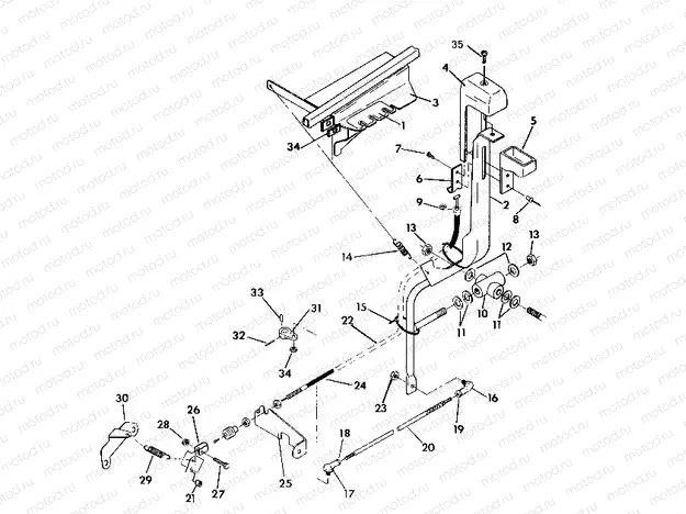 SHIFT LINKAGE ASSEMBLY 350 4X4 / W928139 (4922832283035A) | SHIFT LINKAGE ASSEMBLY 350 4X4 / W928139 (4922832283035A)