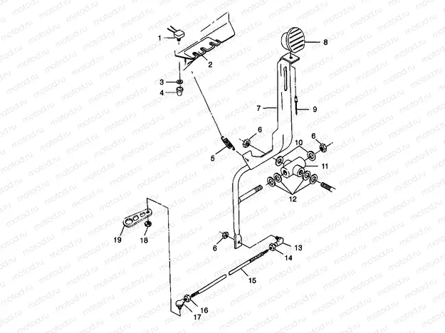 SHIFT LINKAGE Trail Boss W98AA25C (4945314531C005) | SHIFT LINKAGE Trail Boss W98AA25C (4945314531C005)