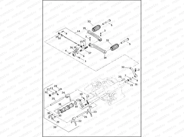 SHIFTER, GEAR (1 OF 2)