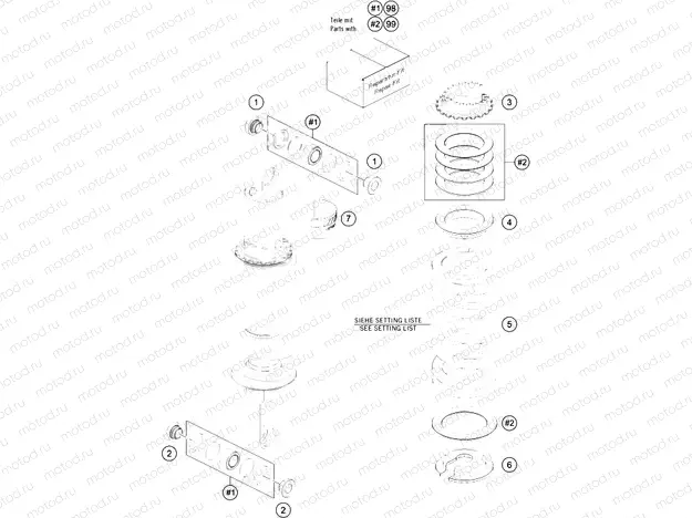 SHOCK ABSORBER DISASSEMBLED