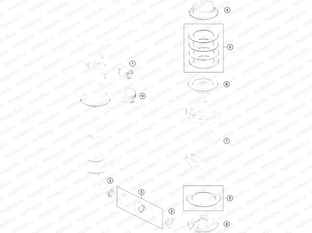 SHOCK ABSORBER DISASSEMBLED|Frame|04