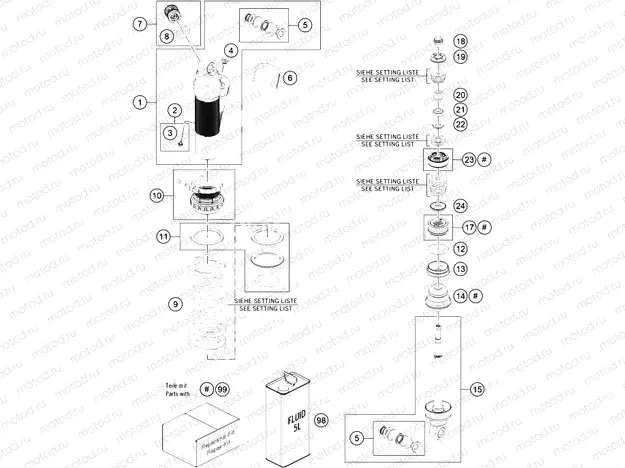 SHOCK ABSORBER DISASSEMBLED|Frame|04