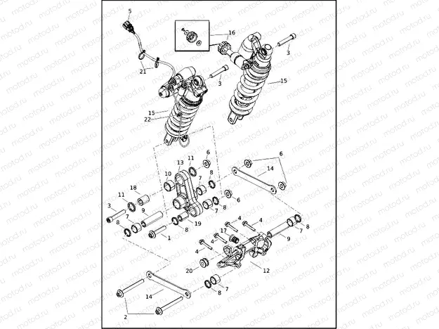 SHOCK ABSORBER, REAR