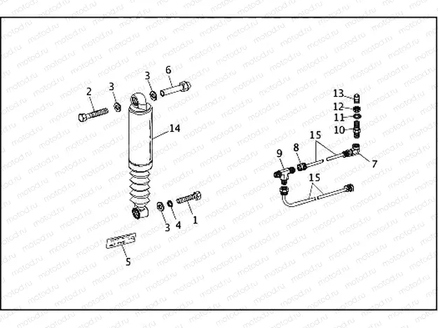 SHOCK ABSORBERS - FLHTP