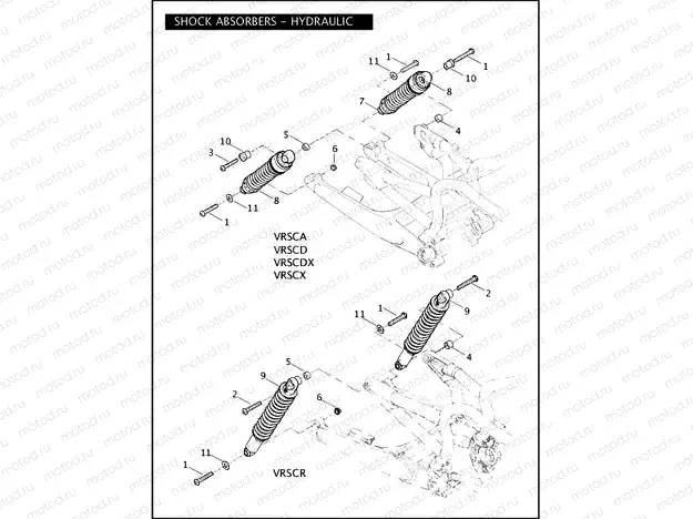 SHOCK ABSORBERS - HYDRAULIC