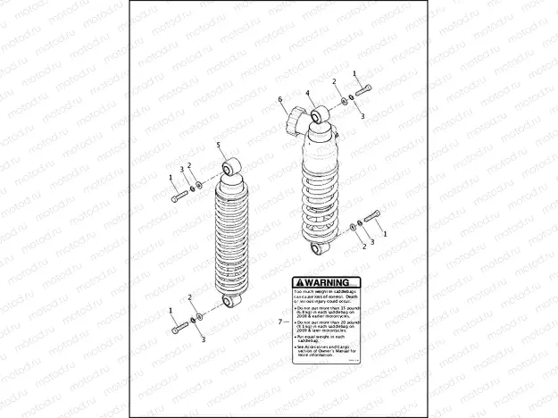 SHOCK ABSORBERS, REAR