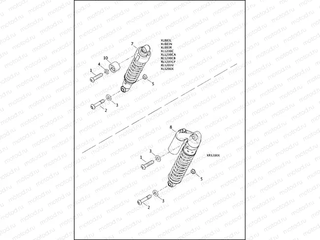 SHOCK ABSORBERS, REAR
