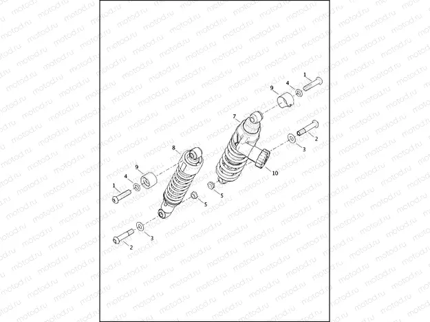 SHOCK ABSORBERS, REAR