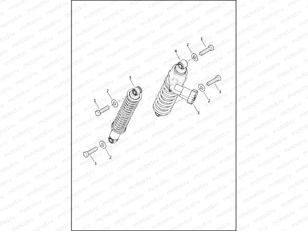 SHOCK ABSORBERS, REAR