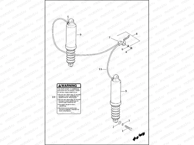 SHOCK ABSORBERS, REAR & AIR SUSPENSION SYSTEM