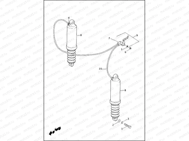 SHOCK ABSORBERS, REAR & AIR SUSPENSION SYSTEM