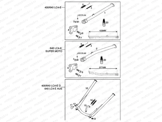SIDE / CENTER STAND