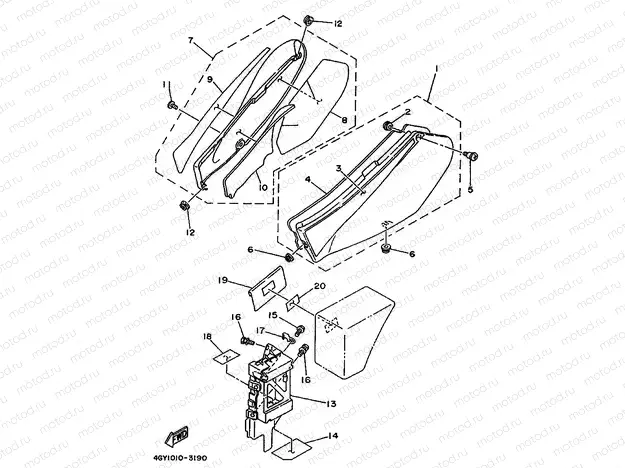 SIDE COVER & OIL TANK
