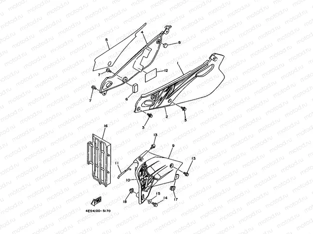 SIDE COVER & OIL TANK