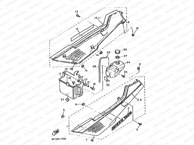 SIDE COVER & OIL TANK
