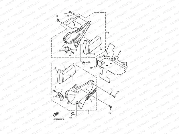 SIDE COVER & OIL TANK