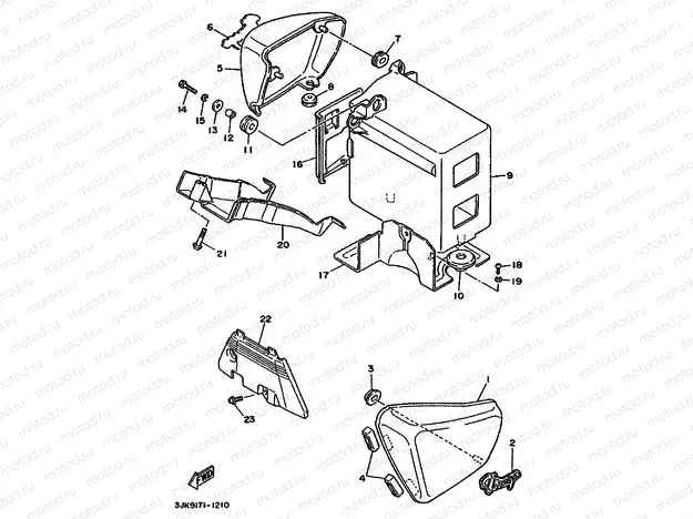 SIDE COVER & OIL TANK