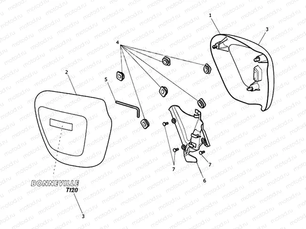 Side Fairing Panels > 833613 All
