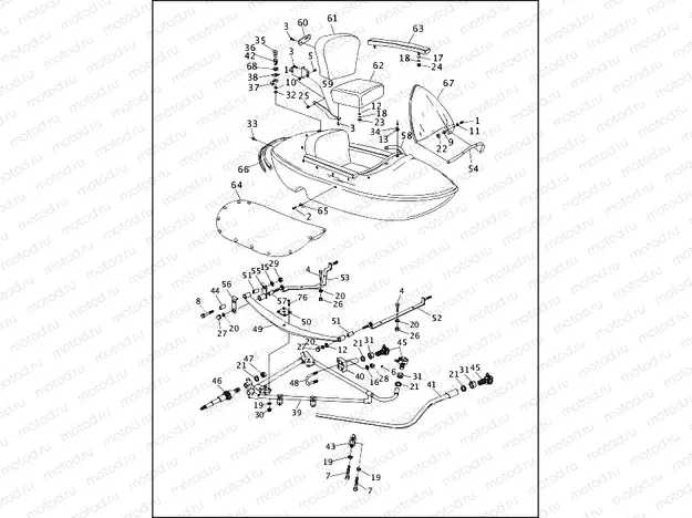 SIDECAR BODY & CHASSIS (1 OF 2)