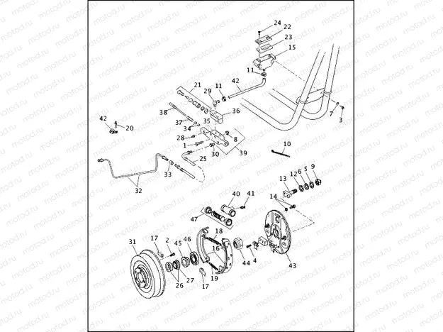 SIDECAR BRAKE - RLE