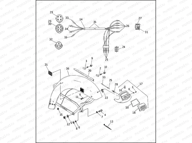 SIDECAR FENDER - RLE
