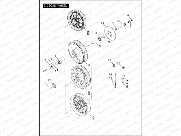 SIDECAR WHEEL
