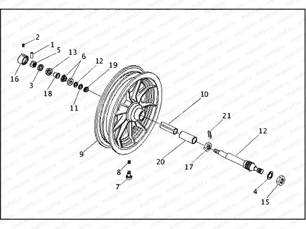 SIDECAR WHEEL - TLE & RLE