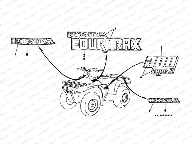 SIGN F-31-2 (TRX200D) (92, 93)