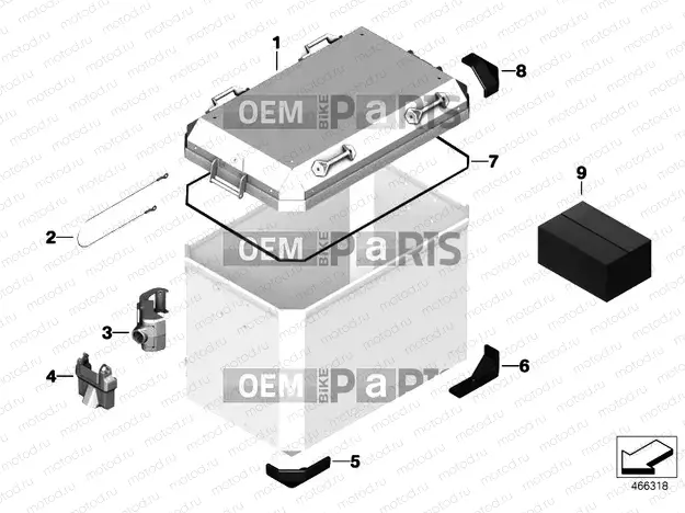 SINGLE PARTS, ALUMINUM CASE