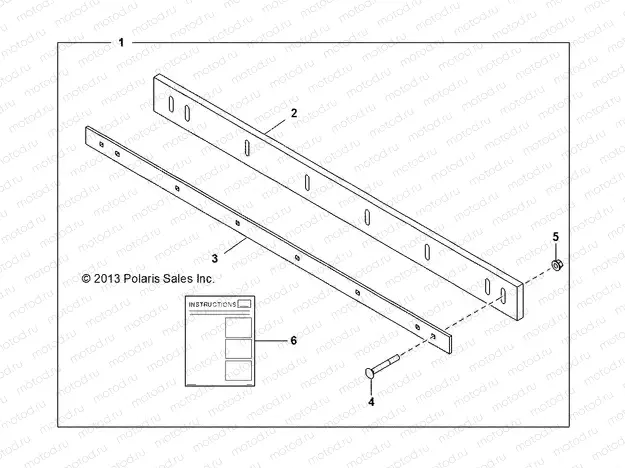 SNOW BLADE | SNOW BLADE, CUTTING EDGE KITS - D132M9JDJ-BLD (49BRUTUSKITS6740)