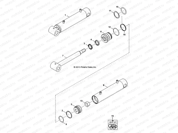 SNOW BLADE | SNOW BLADE, CYLINDER - D132M9JDJ-BLD (49BRUTUSCYLBLD2893)