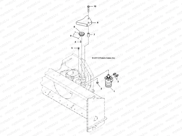 SNOW BLOWER | SNOW BLOWER, HYDRAULIC CIRCUITRY - D132M9JDJ-BLWR (49BRUTUSCIRCUIT6797)