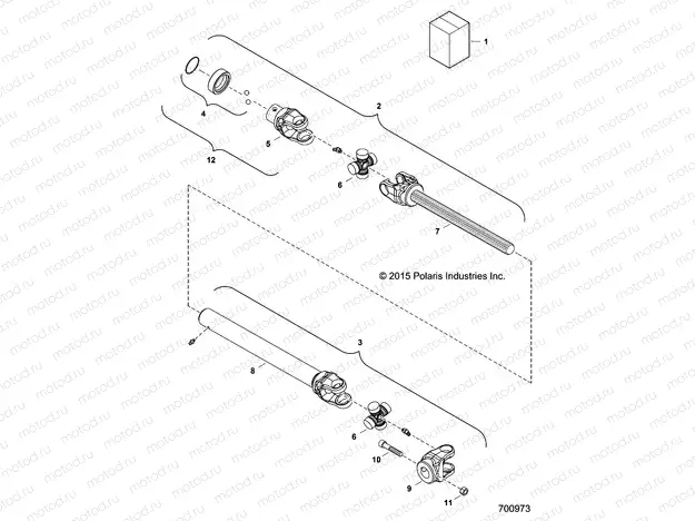 SNOWBLOWER - DRIVE SHAFT (700973) | SNOWBLOWER - DRIVE SHAFT (700973)
