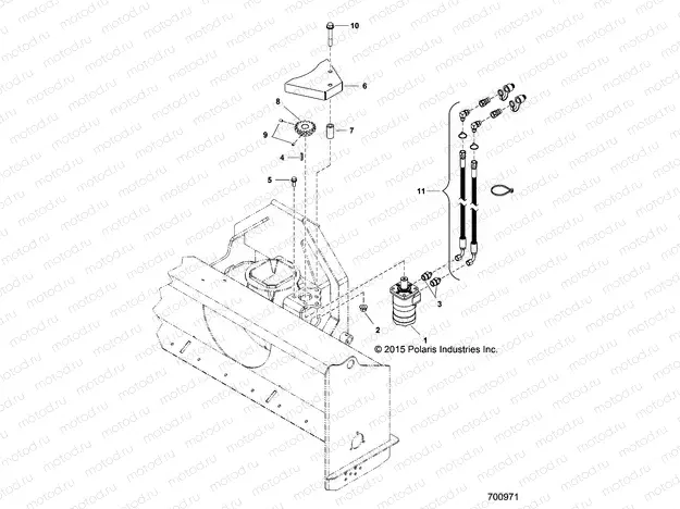 SNOWBLOWER - HYDRAULIC CIRCUITRY (700971) | SNOWBLOWER - HYDRAULIC CIRCUITRY (700971)