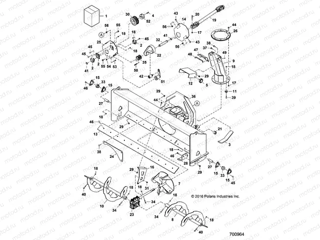 SNOWBLOWER - MAIN FRAME BELT 2881694 (B3WR00101 & ABOVE) (700964) | SNOWBLOWER - MAIN FRAME BELT 2881694 (B3WR00101 & ABOVE) (700964)