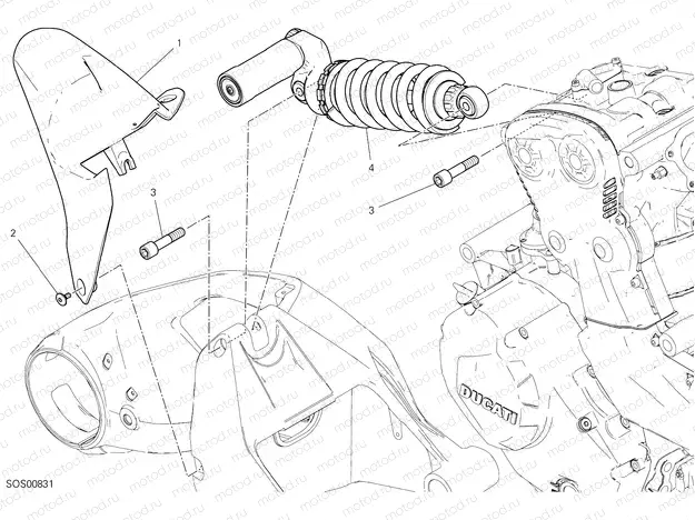 SOSPENSIONE POSTERIORE [MOD:M 1200S]
