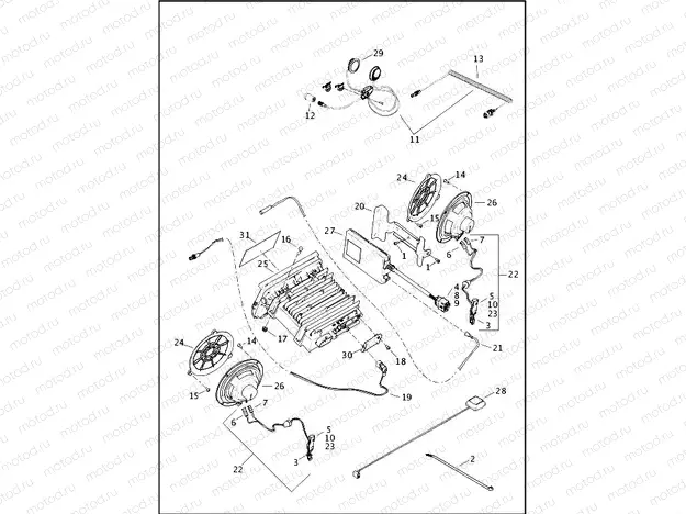 SOUND SYSTEM - FLHTCU,FLHTCUL,FLHTK,FLHTKL,FLHX AND FLHXS (2 OF 2)