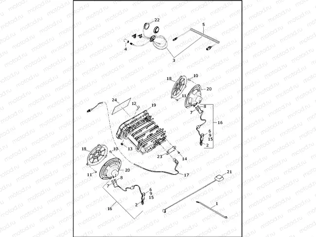SOUND SYSTEM - FLHTCUTG (2 OF 2)