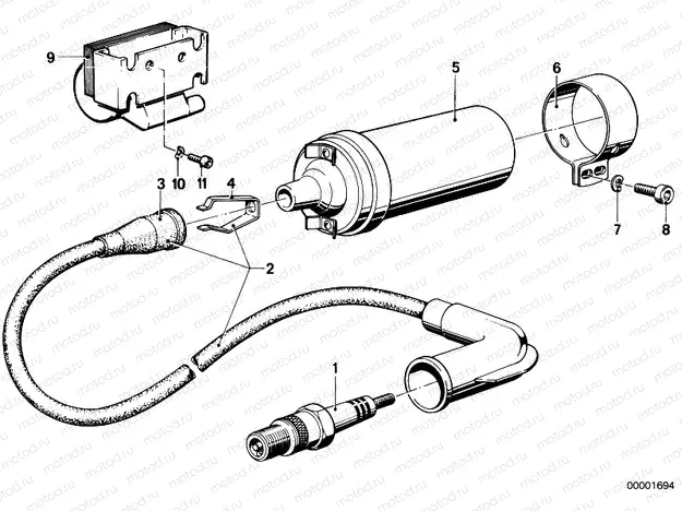 Spark plug/ignition wire/ignition coil