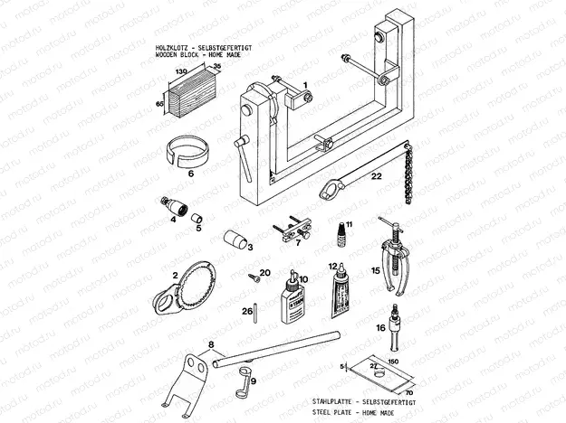 Special tools (engine)
