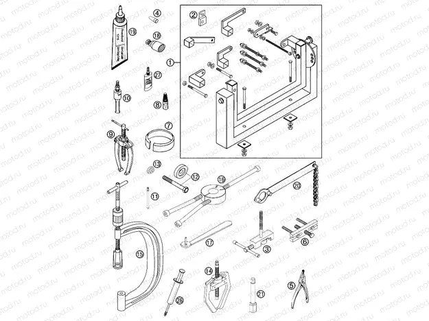 Special tools (engine)
